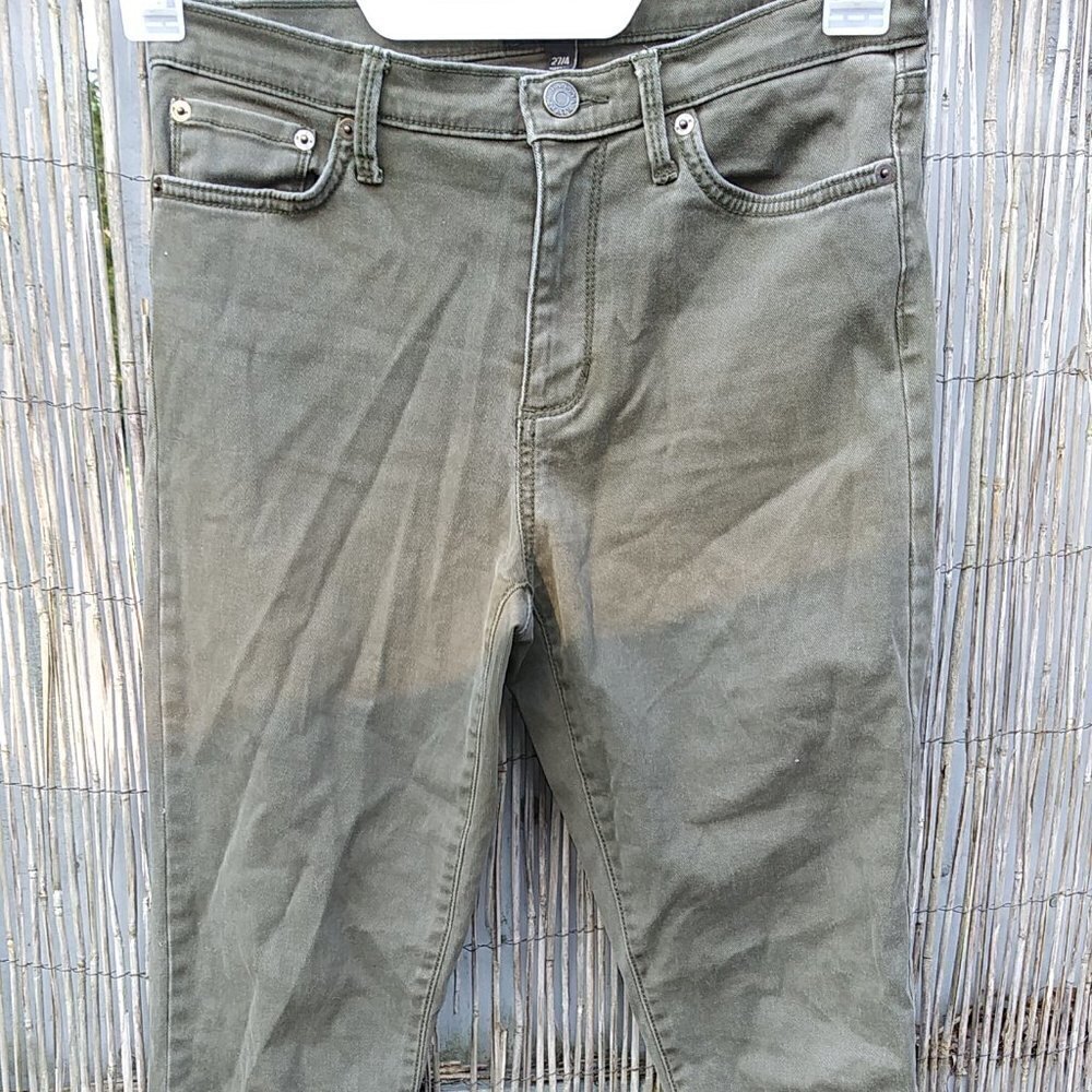 Banana Republic Skinny Fit Olive/Army Green Pants Jeans - Size 27/4